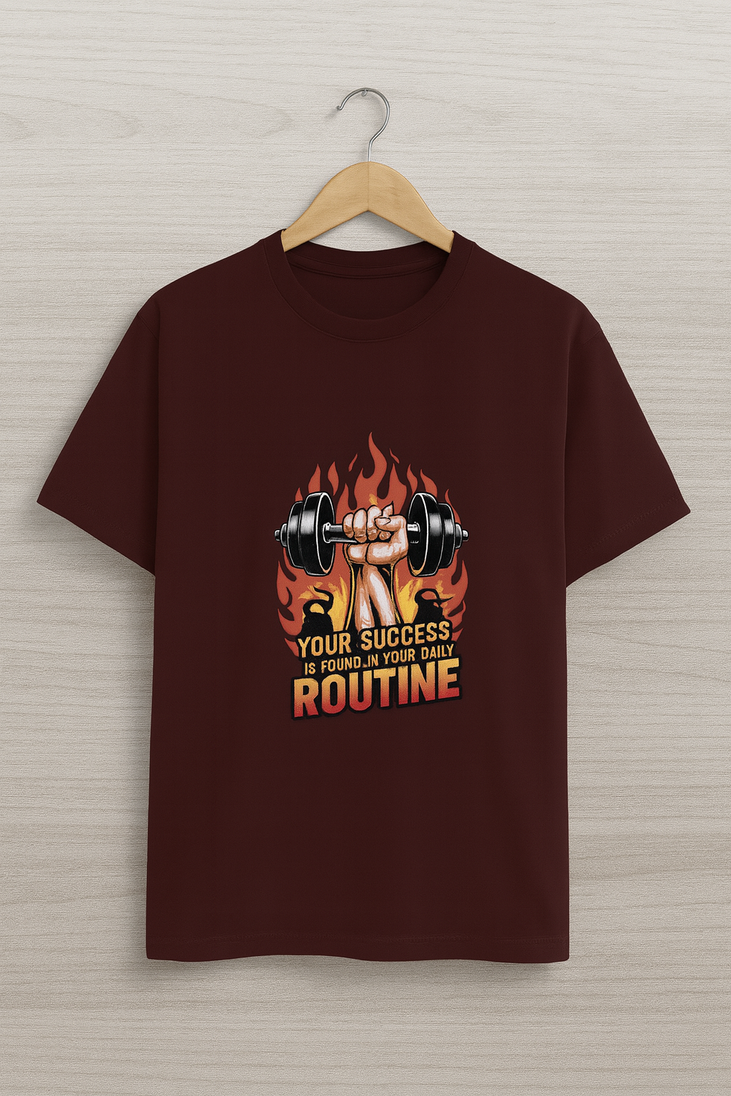 Your Success is Found Unisex Classic Crew T-Shirt Maroon