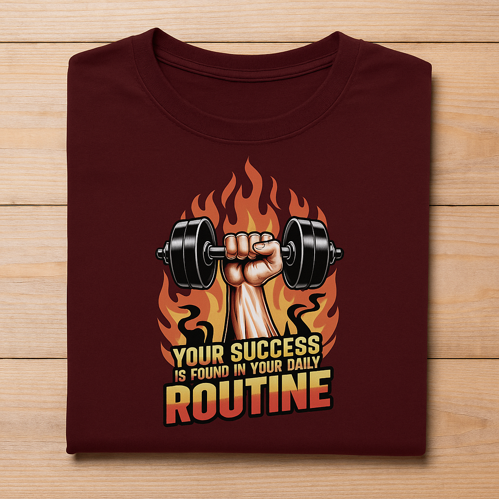 Your Success is Found Unisex Classic Crew T-Shirt Maroon