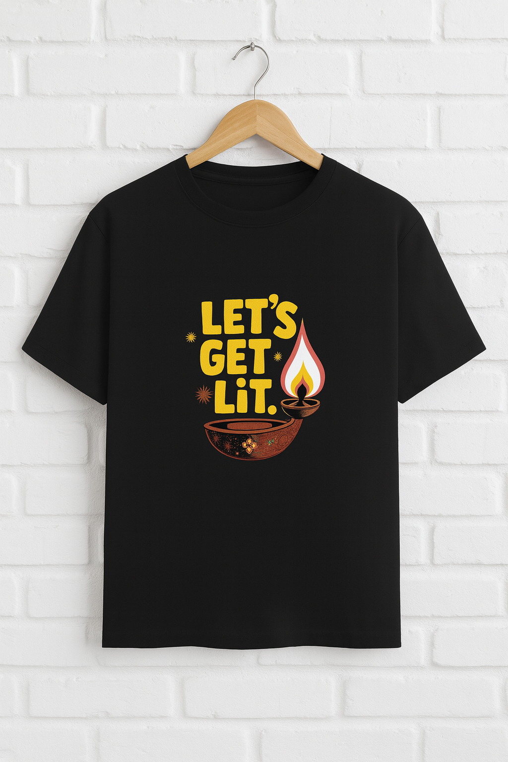 Let's Get Lit Classic Crew T-Shirt