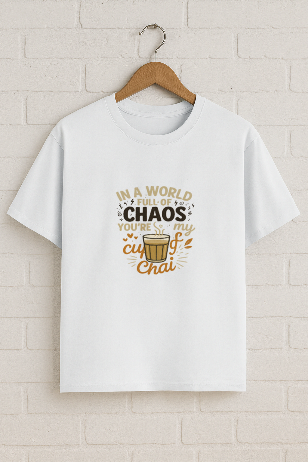 In a World full of ChaosUnisex Basic T-Shirt white