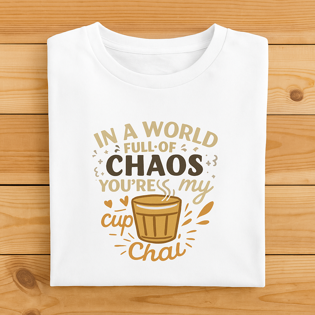 In a World full of ChaosUnisex Basic T-Shirt white